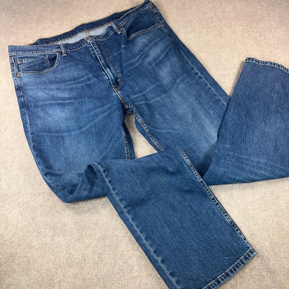 Levis 559 Relaxed Straight Jeans Mens 44x36 Blue Denim Pants 01559-0065